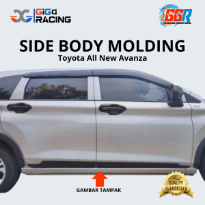 aksesoris list body molding toyota all new avanza